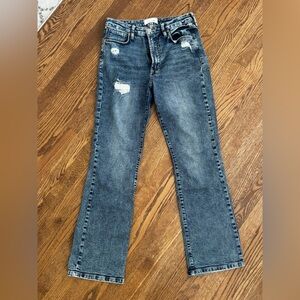 Dear John Distressed Blue Boot Cut Jeans